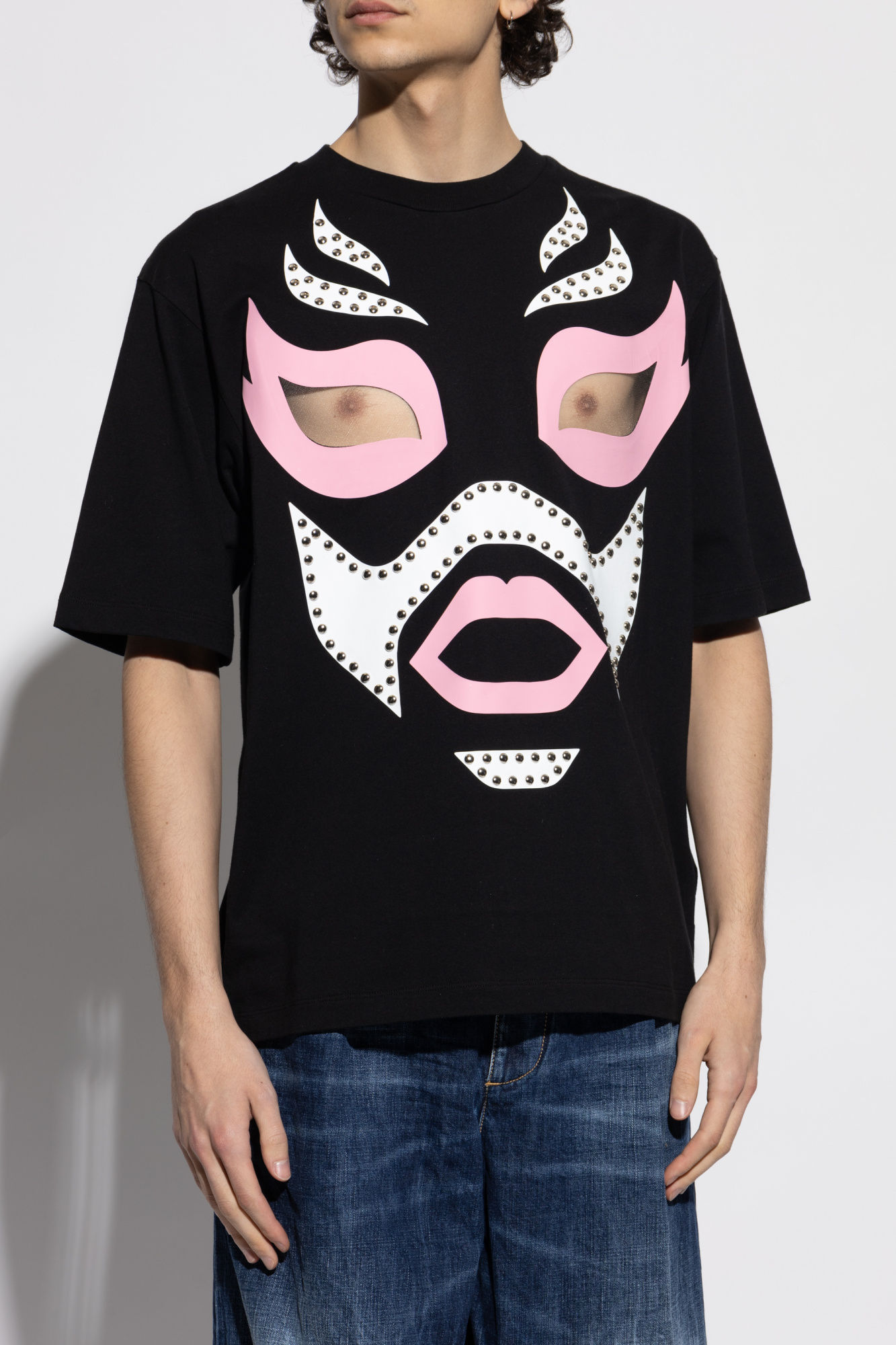 Black T-shirt with application Dsquared2 - Vitkac Canada